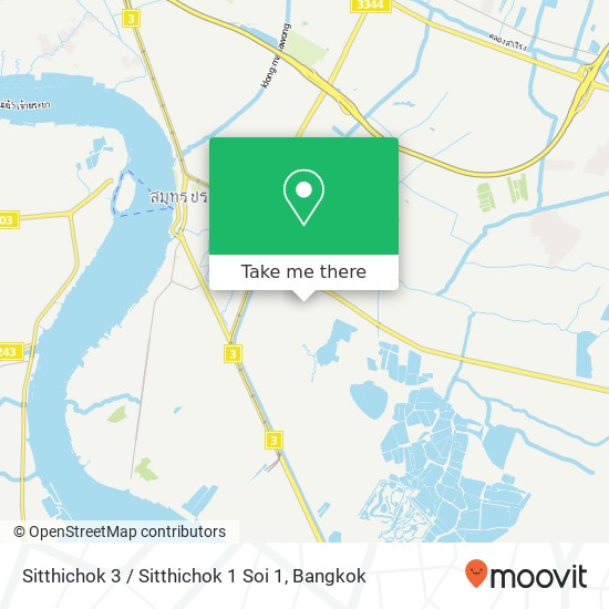 Sitthichok 3 / Sitthichok 1 Soi 1 map