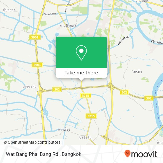 Wat Bang Phai Bang Rd. map