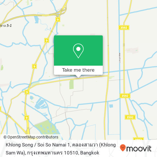 Khlong Song / Soi So Namai 1, คลองสามวา (Khlong Sam Wa), กรุงเทพมหานคร 10510 map