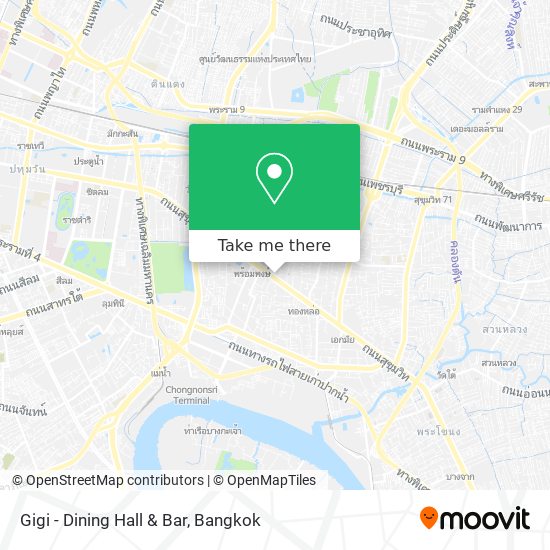 Gigi - Dining Hall & Bar map