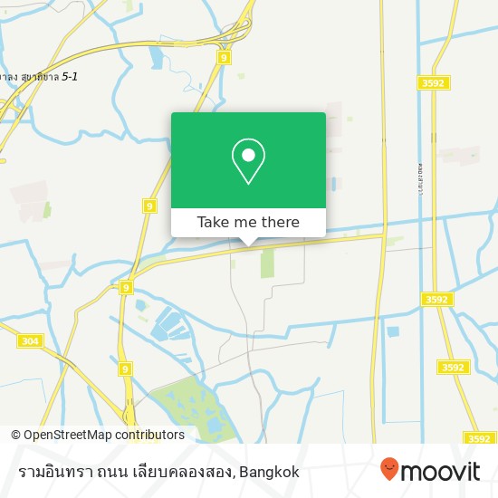 รามอินทรา ถนน เลียบคลองสอง map