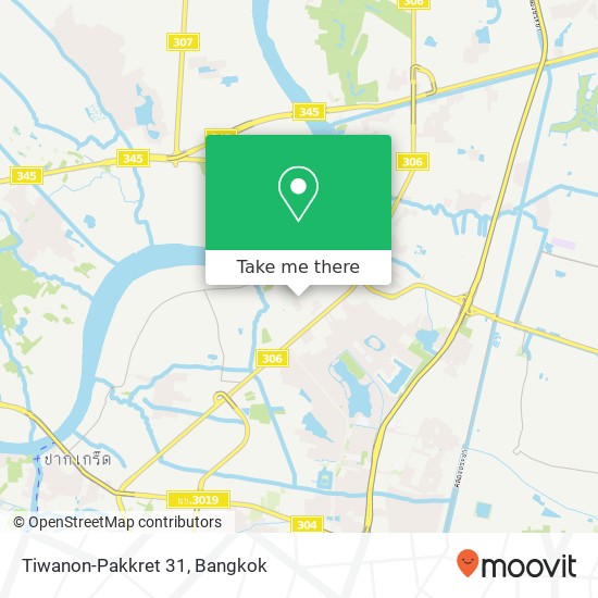Tiwanon-Pakkret 31 map