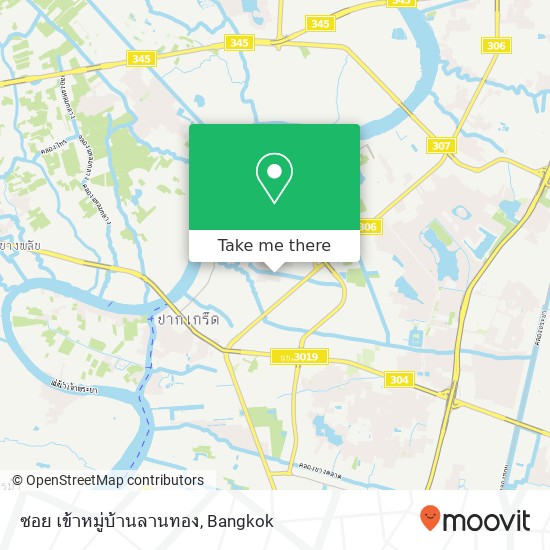 ซอย เข้าหมู่บ้านลานทอง map