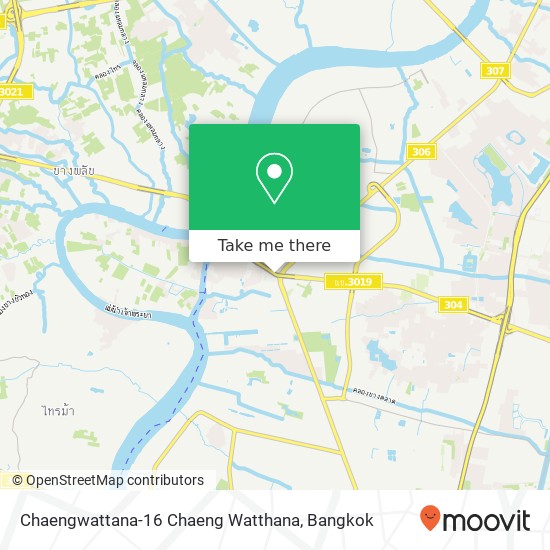 Chaengwattana-16 Chaeng Watthana map
