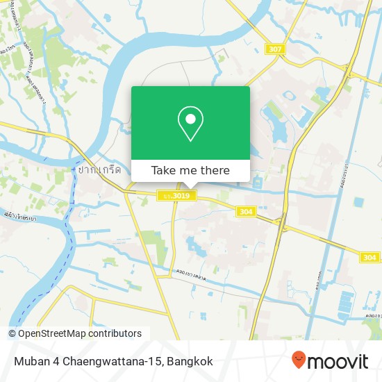 Muban 4 Chaengwattana-15 map