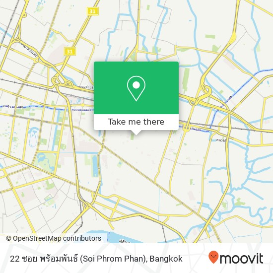 22 ซอย พร้อมพันธ์ (Soi Phrom Phan) map