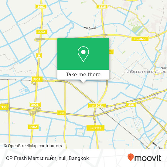 CP Fresh Mart สวนผัก, null map