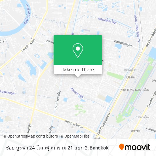 ซอย บูรพา 24 วัดเวฬุวนาราม 21 แยก 2 map