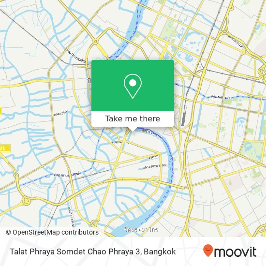 Talat Phraya Somdet Chao Phraya 3 map