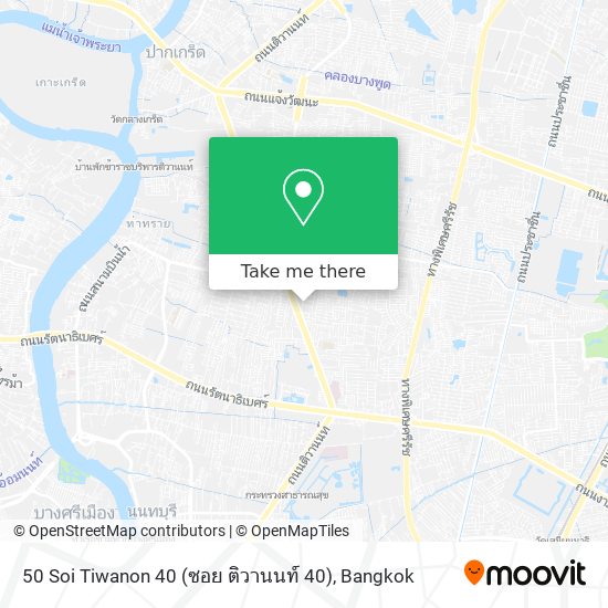 50 Soi Tiwanon 40 (ซอย ติวานนท์ 40) map