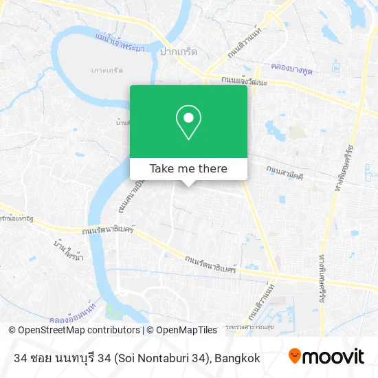 34 ซอย นนทบุรี 34 (Soi Nontaburi 34) map