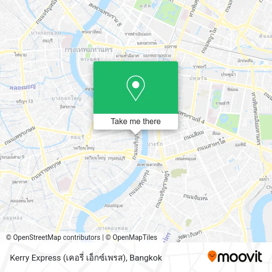 Kerry Express (เคอรี่ เอ็กซ์เพรส) map