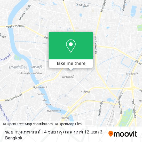 ซอย กรุงเทพ-นนท์ 14 ซอย กรุงเทพ-นนท์ 12 แยก 3 map