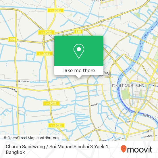 Charan Sanitwong / Soi Muban Sinchai 3 Yaek 1 map