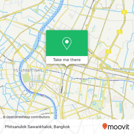 Phitsanulok Sawankhalok map