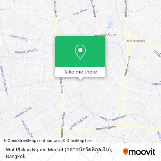 Wat Phikun Ngoen Market (ตลาดนัดวัดพิกุลเงิน) map
