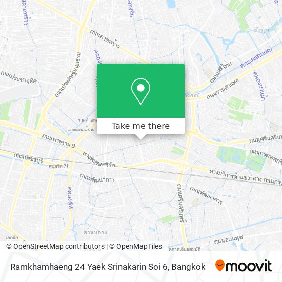 Ramkhamhaeng 24 Yaek Srinakarin Soi 6 map