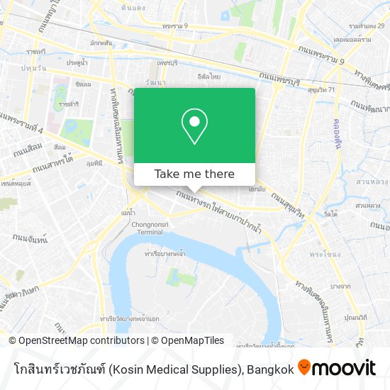 โกสินทร์เวชภัณฑ์ (Kosin Medical Supplies) map