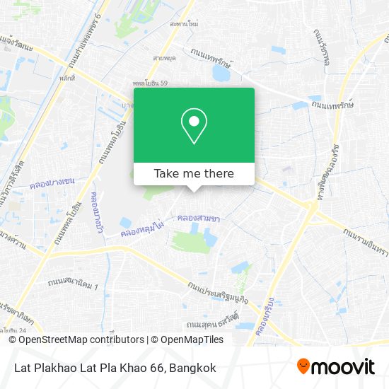 Lat Plakhao Lat Pla Khao 66 map