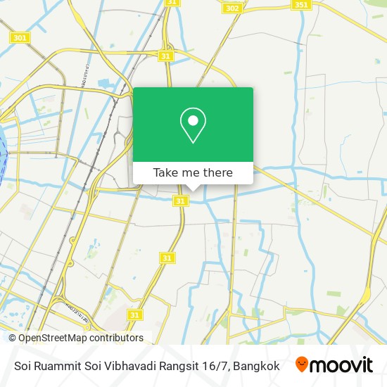 Soi Ruammit Soi Vibhavadi Rangsit 16 / 7 map