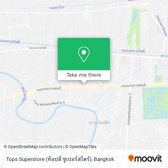 Tops Superstore (ท็อปส์ ซูเปอร์สโตร์) map