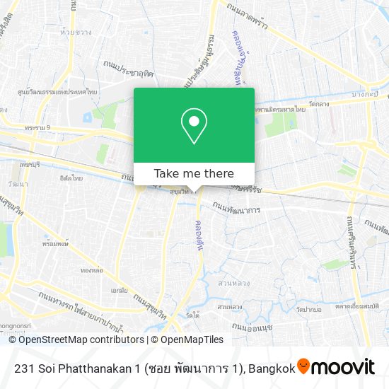 231 Soi Phatthanakan 1 (ซอย พัฒนาการ 1) map