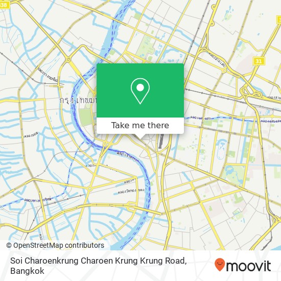 Soi Charoenkrung Charoen Krung Krung Road map