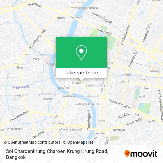 Soi Charoenkrung Charoen Krung Krung Road map