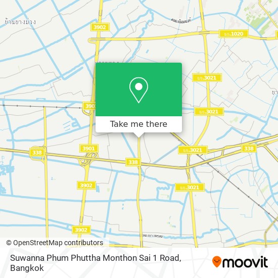 Suwanna Phum Phuttha Monthon Sai 1 Road map