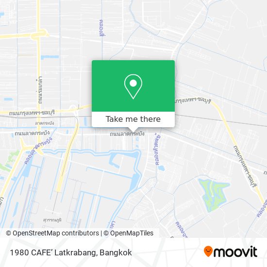 1980 CAFE’ Latkrabang map