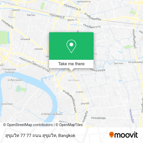 สุขุมวิท 77 77 ถนน สุขุมวิท map