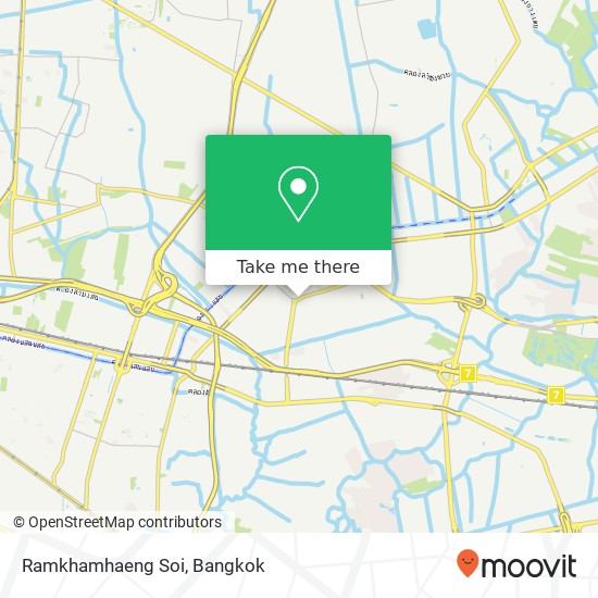 Ramkhamhaeng Soi map