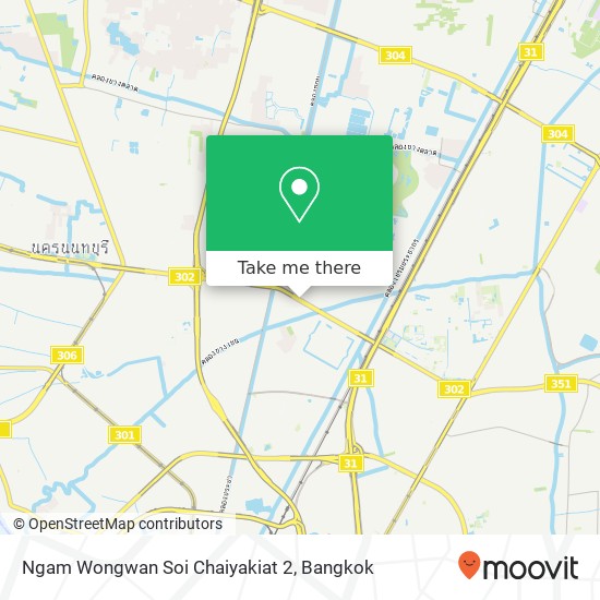 Ngam Wongwan Soi Chaiyakiat 2 map