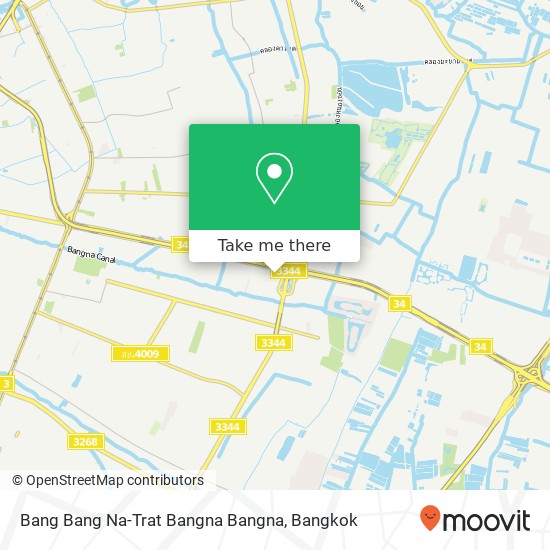 Bang Bang Na-Trat Bangna Bangna map