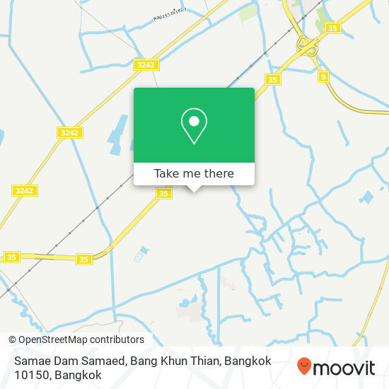 Samae Dam Samaed, Bang Khun Thian, Bangkok 10150 map