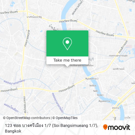 123 ซอย บางศรีเมือง 1 / 7 (Soi Bangsimueang 1 / 7) map