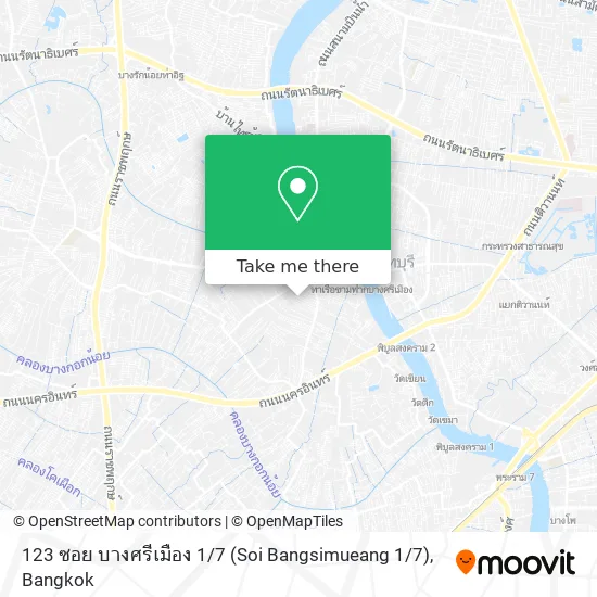 123 ซอย บางศรีเมือง 1 / 7 (Soi Bangsimueang 1 / 7) map