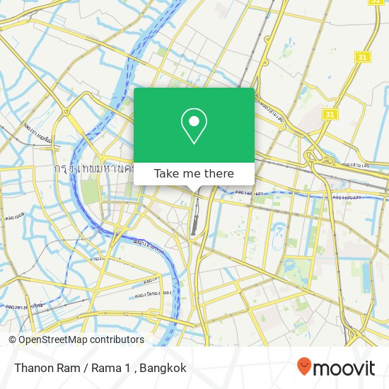 Thanon Ram / Rama 1 map