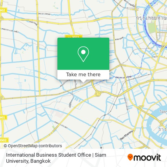 International Business Student Office | Siam University map