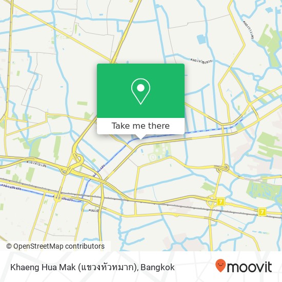 Khaeng Hua Mak (แขวงหัวหมาก) map
