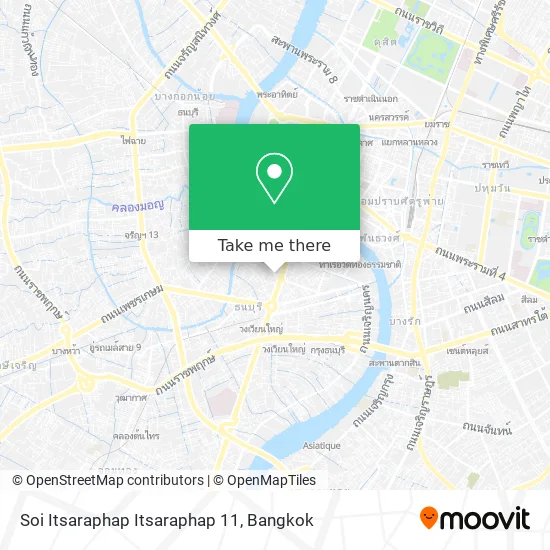 Soi Itsaraphap Itsaraphap 11 map