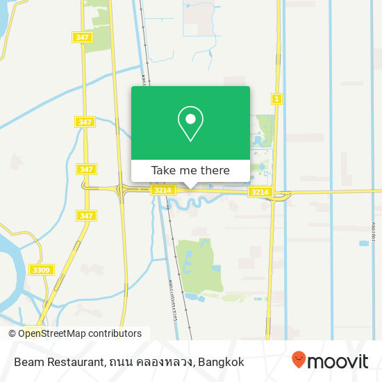 Beam Restaurant, ถนน คลองหลวง map