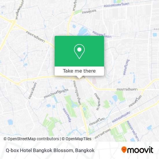 Q-box Hotel Bangkok Blossom map