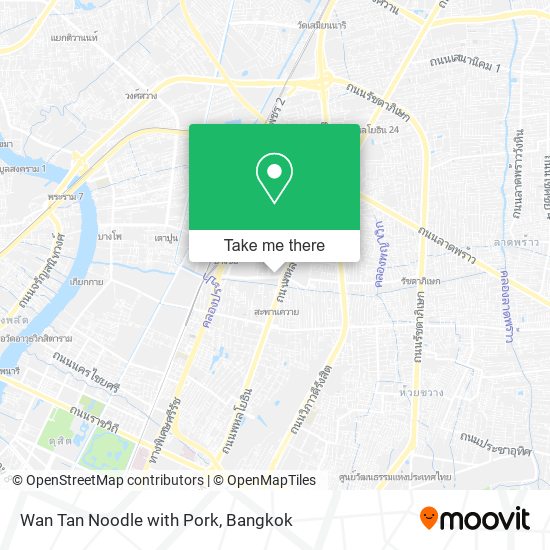 Wan Tan Noodle with Pork map