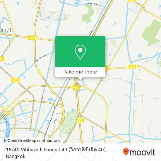 18 / 40 Vibhavadi Rangsit 40 (วิภาวดีรังสิต 40) map