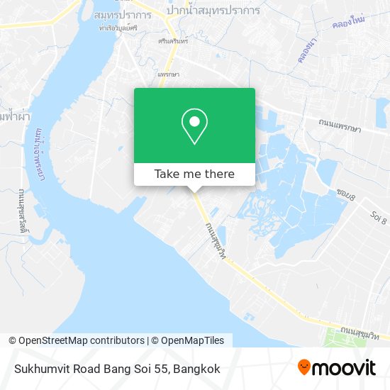 Sukhumvit Road Bang Soi 55 map