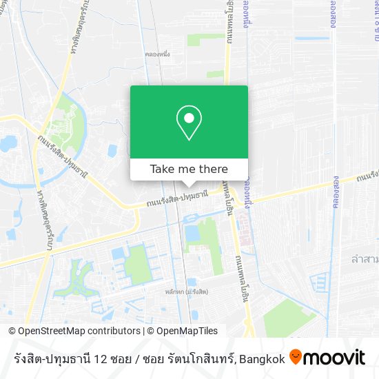 รังสิต-ปทุมธานี 12 ซอย / ซอย รัตนโกสินทร์ map