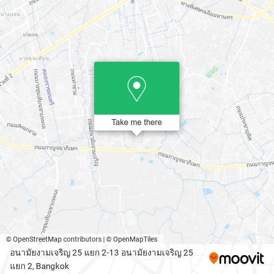 อนามัยงามเจริญ 25 แยก 2-13 อนามัยงามเจริญ 25 แยก 2 map