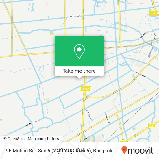95 Muban Suk San 6 (หมู่บ้านสุขสันต์ 6) map