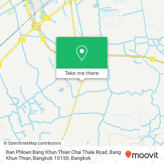 Ban Phloen Bang Khun Thian Chai Thale Road, Bang Khun Thian, Bangkok 10150 map